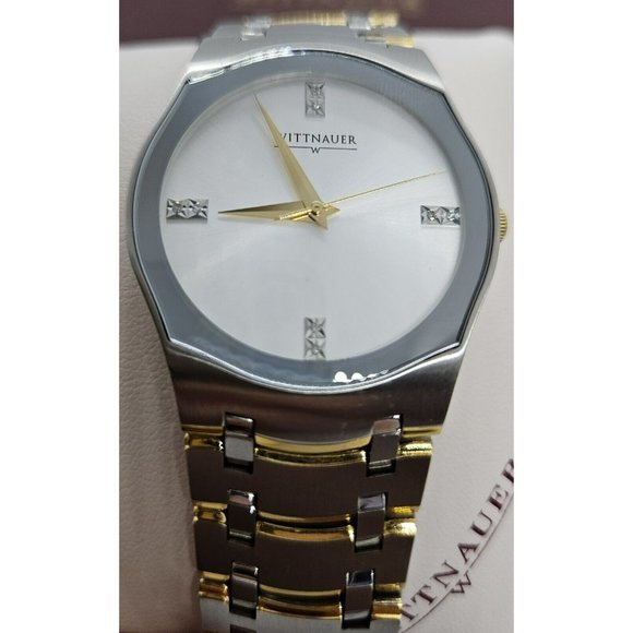 Wittnauer Montserrat Swiss Made Watch With 8 Diamonds And Sapphire Crystal - Picture 14 of 16